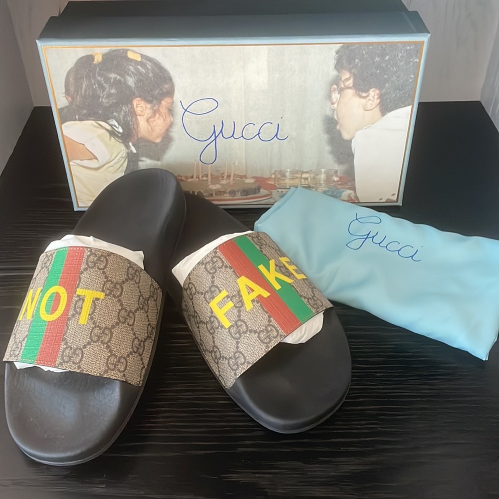 Gucci Pursuit Slide Sandal Size 41 - Picture 12 of 15